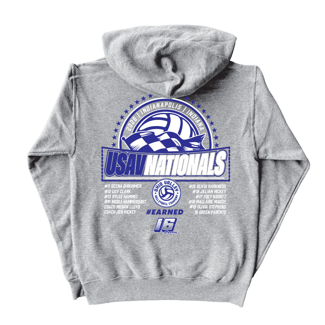 PRESALE: 16 Green USAV Nationals - Hoodie