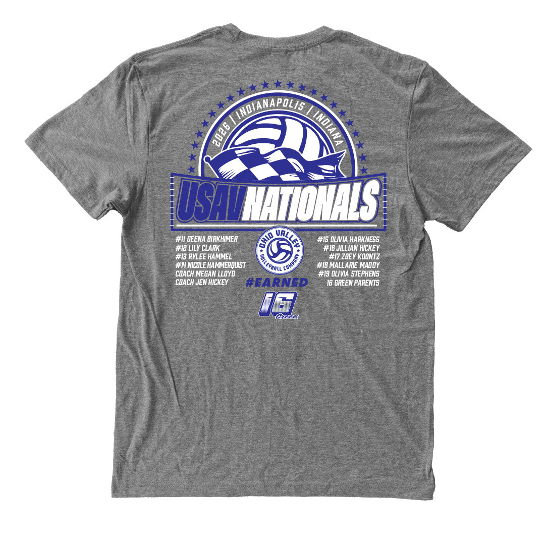 PRESALE: 16 Green USAV Nationals - T-Shirt